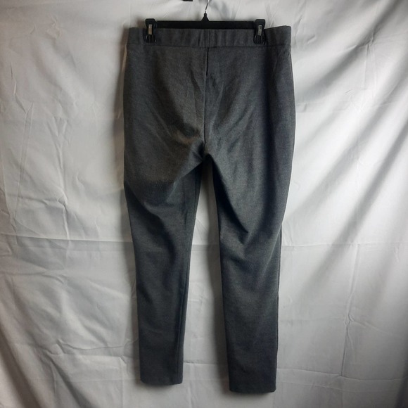 Michael Michael Kors Gray pull on elastic waist stretchy casual dressy pants LG - Picture 2 of 5